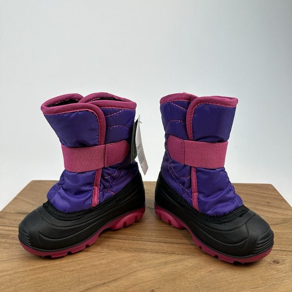 New Kids Kamik Snowbug 5 Insulated Faux Fur Lined Waterproof Snow Boots Size 7 C - Picture 5 of 8